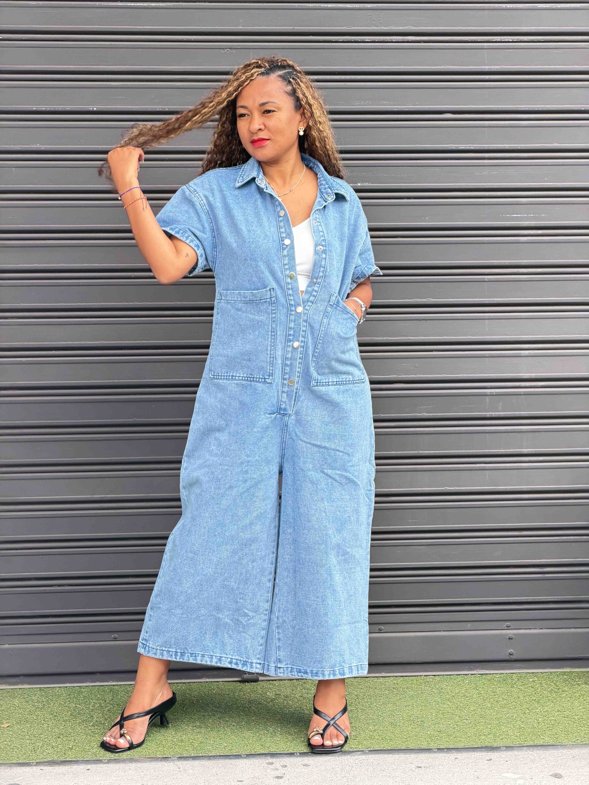 Combinaison Jeans large